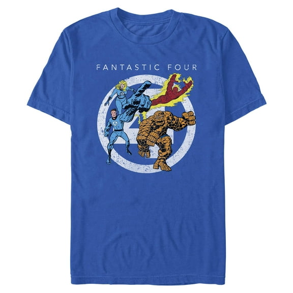 Men's Marvel: Fantastic Four Classic Squad Logo  Graphic T-Shirt