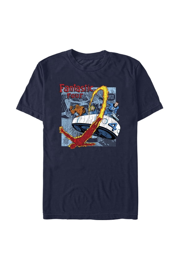 Men's Marvel: Fantastic Four Comic Four Graphic T-Shirt