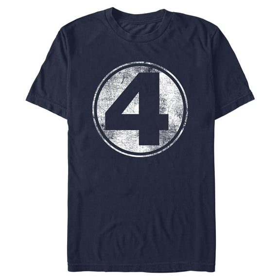 Men's Marvel: Fantastic Four Distressed Logo  Graphic T-Shirt