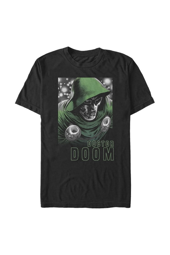 Men's Marvel: Fantastic Four Doctor Doom Poster  Graphic T-Shirt
