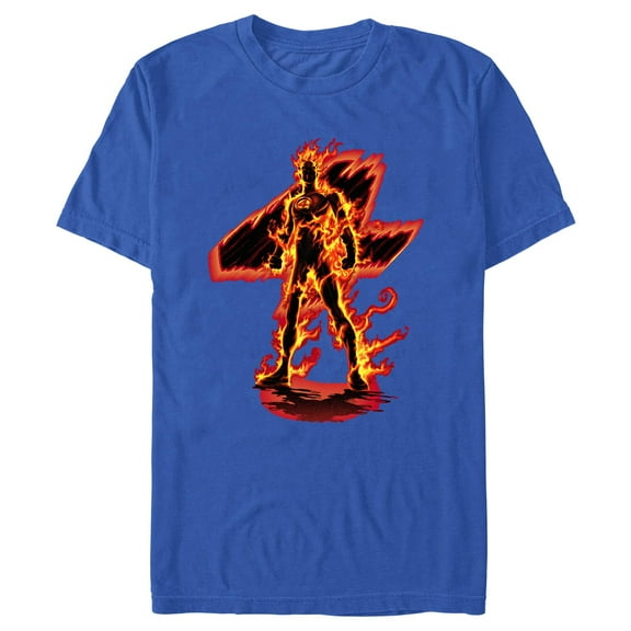 Men's Marvel: Fantastic Four Human Torch Four  Graphic T-Shirt