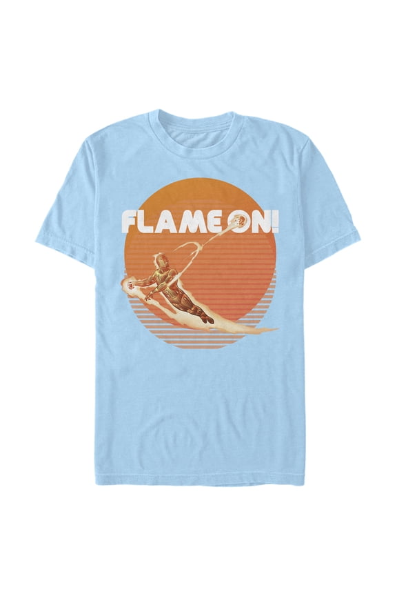 Men's Marvel: Fantastic Four Retro Flame Graphic T-Shirt