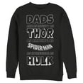 thumbnail image 1 of Men's Marvel Father's Day Avengers Dad Traits  Sweatshirt Black Small, 1 of 3