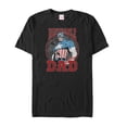 thumbnail image 1 of Men's Marvel Father's Day Captain America Honorable  Graphic Tee Black 3X Large, 1 of 4