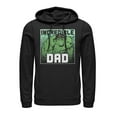 thumbnail image 1 of Men's Marvel Father's Day Hulk Incredible Dad  Pull Over Hoodie Black Large, 1 of 3