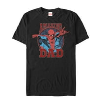 Men's Marvel Father's Day Spider-Man Amazing Dad  Graphic Tee Black X Large