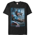 thumbnail image 1 of Men's Marvel Future Fight Captain America  Graphic Tee Black 3X Large, 1 of 4