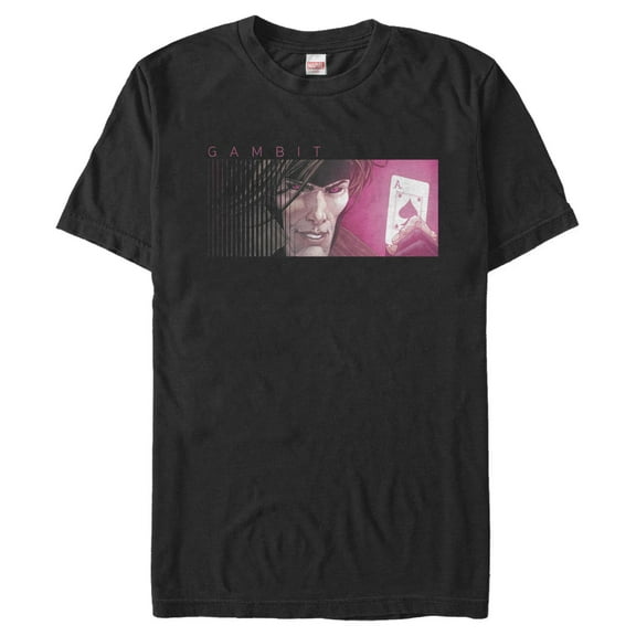 Men's Marvel Gambit Ace Panel  Graphic T-Shirt