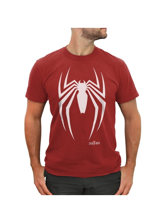 Men's Marvel Gamerverse Spider-Man Logo Graphic Tee Red X Large