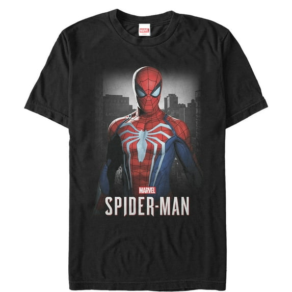 Men's Marvel Gamerverse Spider-Man Suit Graphic Tee Black Large