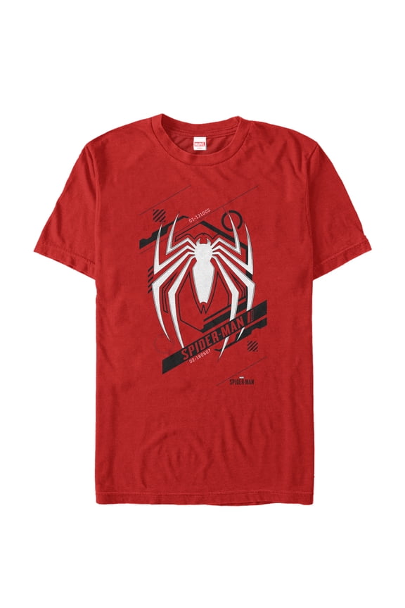 Men's Marvel Gamerverse Spider-Man Symbol Graphic Tee Red 3X Large