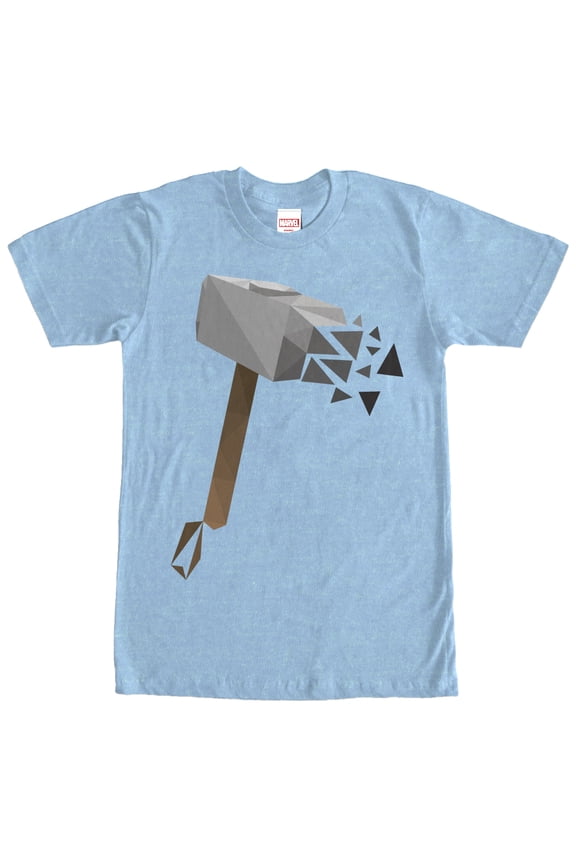 Men's Marvel Geometric Thor Hammer Graphic T-Shirt