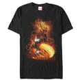 thumbnail image 1 of Men's Marvel Ghost Rider Fire Fury  Graphic Tee Black 4X Large, 1 of 4