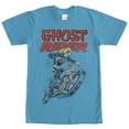 thumbnail image 1 of Men's Marvel Ghost Rider Flames  Graphic Tee Turquoise Small, 1 of 4
