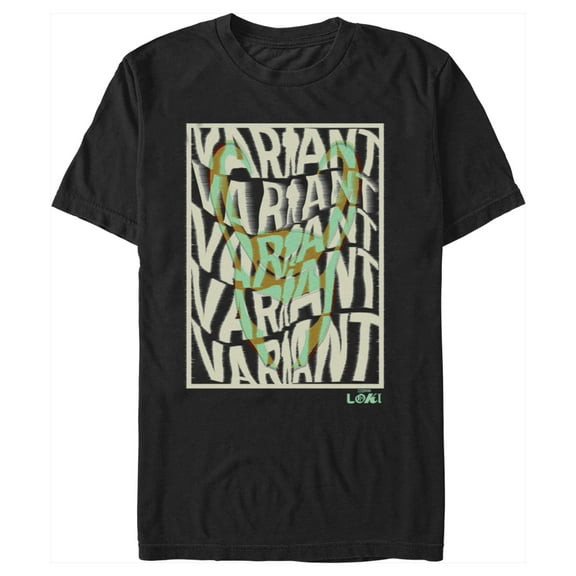 Men's Marvel Groovy Variant Text  Graphic Tee Black Large