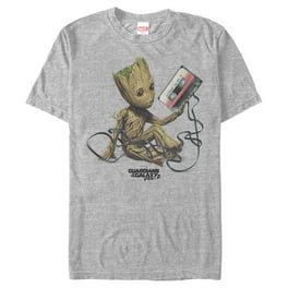 Guardians Of The Galaxy Vol 2 Groot And Tape T-Shirt Adult Guardians Of The Galaxy Vol 2 Groot And Tape T-Shirt Adult