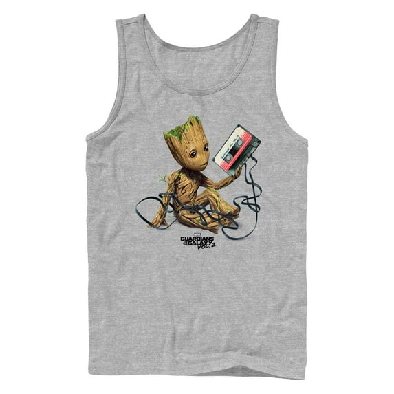 Men's Marvel: Guardians Of The Galaxy Vol. 2 Groot Tape Portrait Tank Top