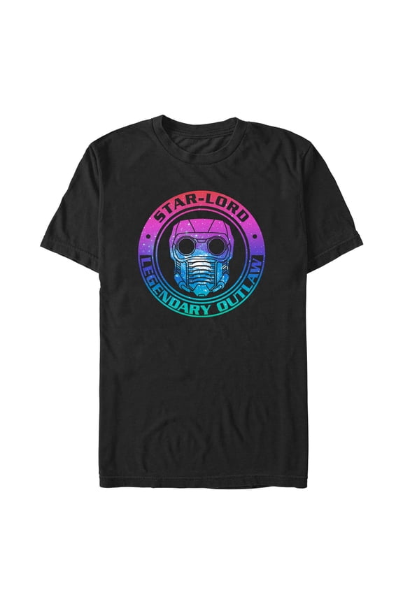 Men's Marvel: Guardians of the Galaxy Star-Lord Legendary Outlaw Gradient Graphic T-Shirt