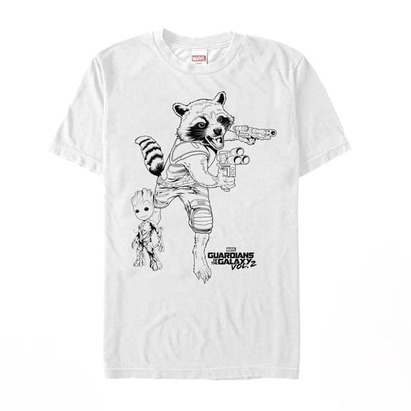 Men's Marvel Guardians of the Galaxy Vol. 2 Best Friend Graphic Tee White 2X Large