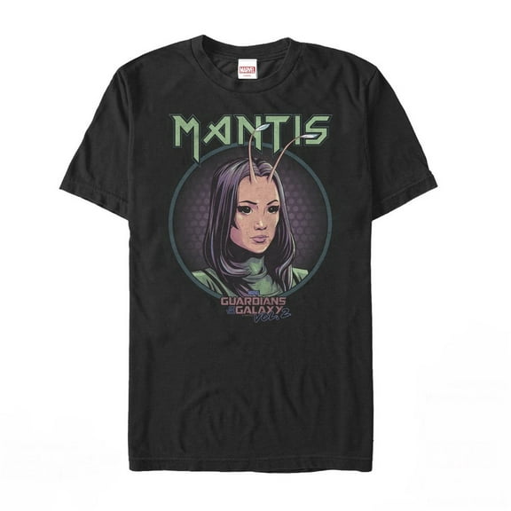 Men's Marvel Guardians of the Galaxy Vol. 2 Mantis Circle  Graphic Tee Black Small
