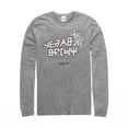 thumbnail image 1 of Men's Marvel Guardians of the Galaxy Vol. 2 Star-Lord Tee  Long Sleeve Shirt Athletic Heather X Large, 1 of 3
