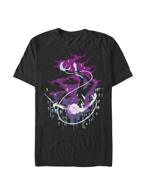 Men's Marvel Gwen Stacy Cloudy Night Graphic T-Shirt