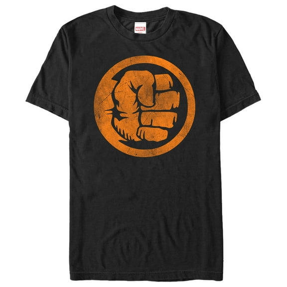 Men's Marvel Halloween Hulk's Fist Logo Graphic Tee Black 3X Large