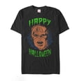 thumbnail image 1 of Men's Marvel Happy Halloween Captain America  Graphic Tee Black Large, 1 of 4