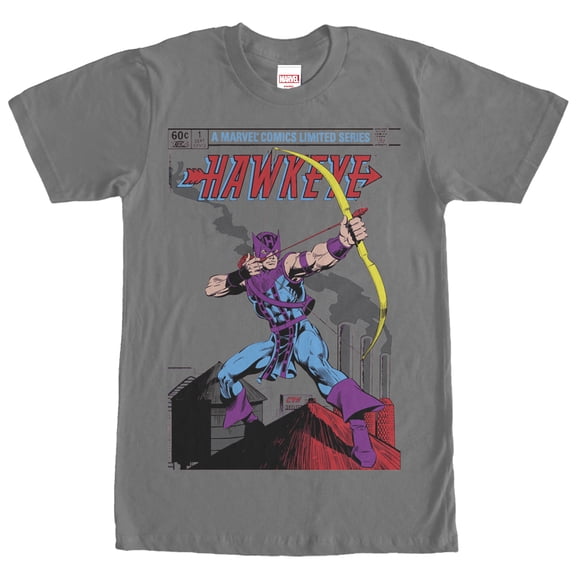 Men's Marvel Hawkeye Limited Series  Graphic Tee Charcoal X Large