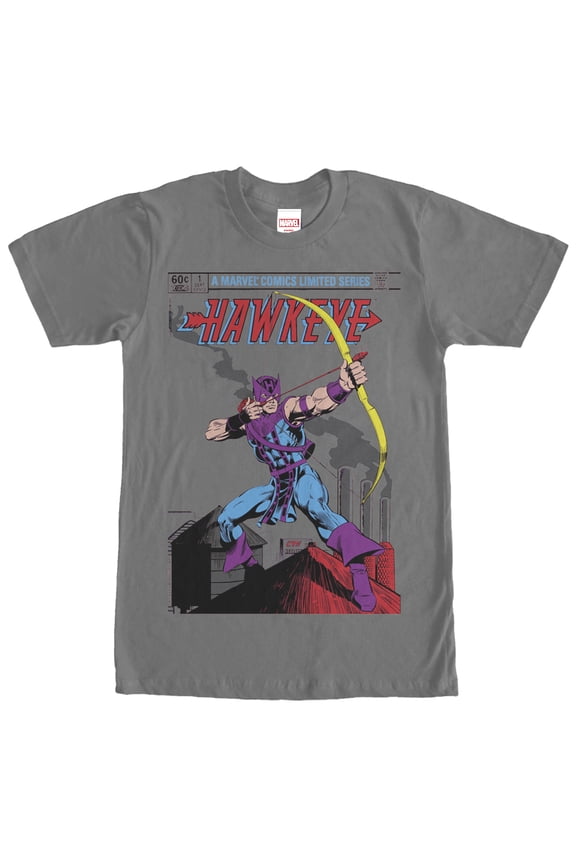 Men's Marvel Hawkeye Limited Series  Graphic Tee Charcoal X Large