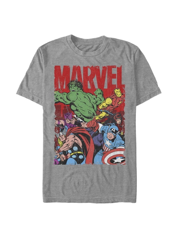 Men's Marvel Heroes Assemble Graphic T-Shirt