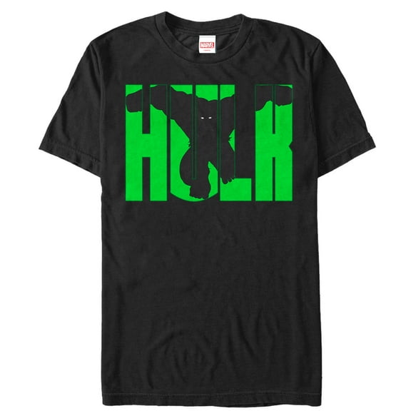 Men's Marvel Hulk Attack Graphic Tee Black X Large