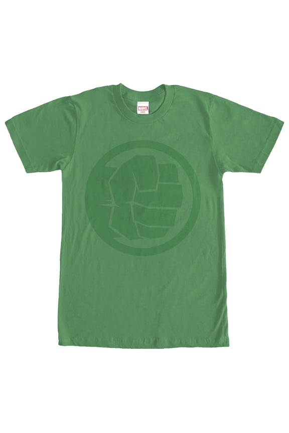 Men's Marvel Hulk Fist Graphic Tee Kelly Green Medium