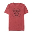 thumbnail image 1 of Men's Marvel I Am Iron Man Love 3000  Graphic Tee Red Heather 2X Large, 1 of 4
