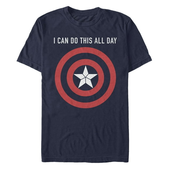 Men's Marvel I Can Do This All Day Cap  Graphic T-Shirt