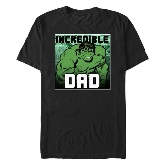 Men's Marvel Incredible Green Dad  Graphic T-Shirt
