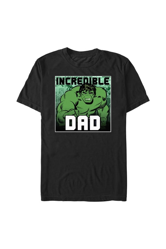 Men's Marvel Incredible Green Dad Graphic T-Shirt