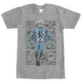 thumbnail image 1 of Men's Marvel Inhumans Bolt Comic Graphic Tee Athletic Heather 3X Large, 1 of 4