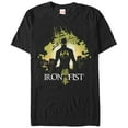 thumbnail image 1 of Men's Marvel Iron Fist Cityscape  Graphic Tee Black 5X Large, 1 of 4