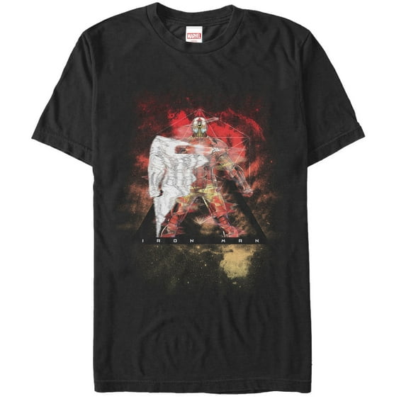 Men's Marvel Iron Man Celestial Graphic Tee Black Medium