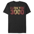 thumbnail image 1 of Men's Marvel Iron Man Forever Love 3000  Graphic Tee Black Large, 1 of 5