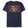 thumbnail image 1 of Men's Marvel Iron Man Forever Love 3000  Graphic Tee Navy Blue Large, 1 of 4