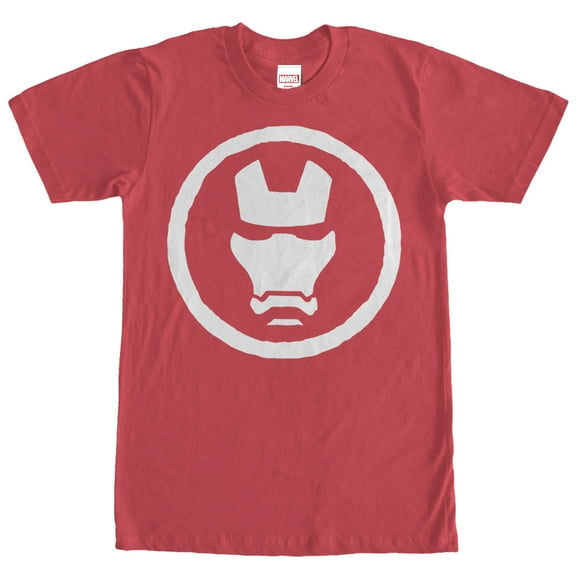 Men's Marvel Iron Man Mask  Graphic Tee Red Small