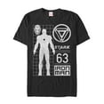 thumbnail image 1 of Men's Marvel Iron Man Stark 63 Graphic Tee Black 2X Large, 1 of 4