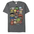 thumbnail image 1 of Men's Marvel Kawaii Hero Shot Graphic Tee Charcoal Heather Large, 1 of 5