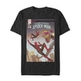 thumbnail image 1 of Men's Marvel Legacy Spider-Man vs Goblin  Graphic Tee Black Small, 1 of 4