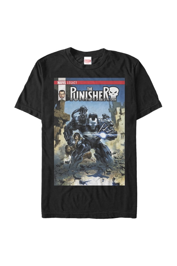 Men's Marvel Legacy The Punisher  Graphic Tee Black Medium