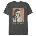 thumbnail image 1 of Men's Marvel Loki For All Time Always Drawing  Graphic Tee Charcoal X Large, 1 of 5
