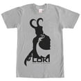thumbnail image 1 of Men's Marvel Loki God of Mischief  Graphic Tee Silver X Large, 1 of 3