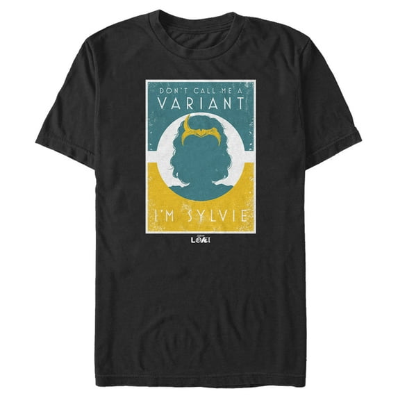 Men's Marvel Loki I'm Sylvie Graphic Tee Black 2X Large